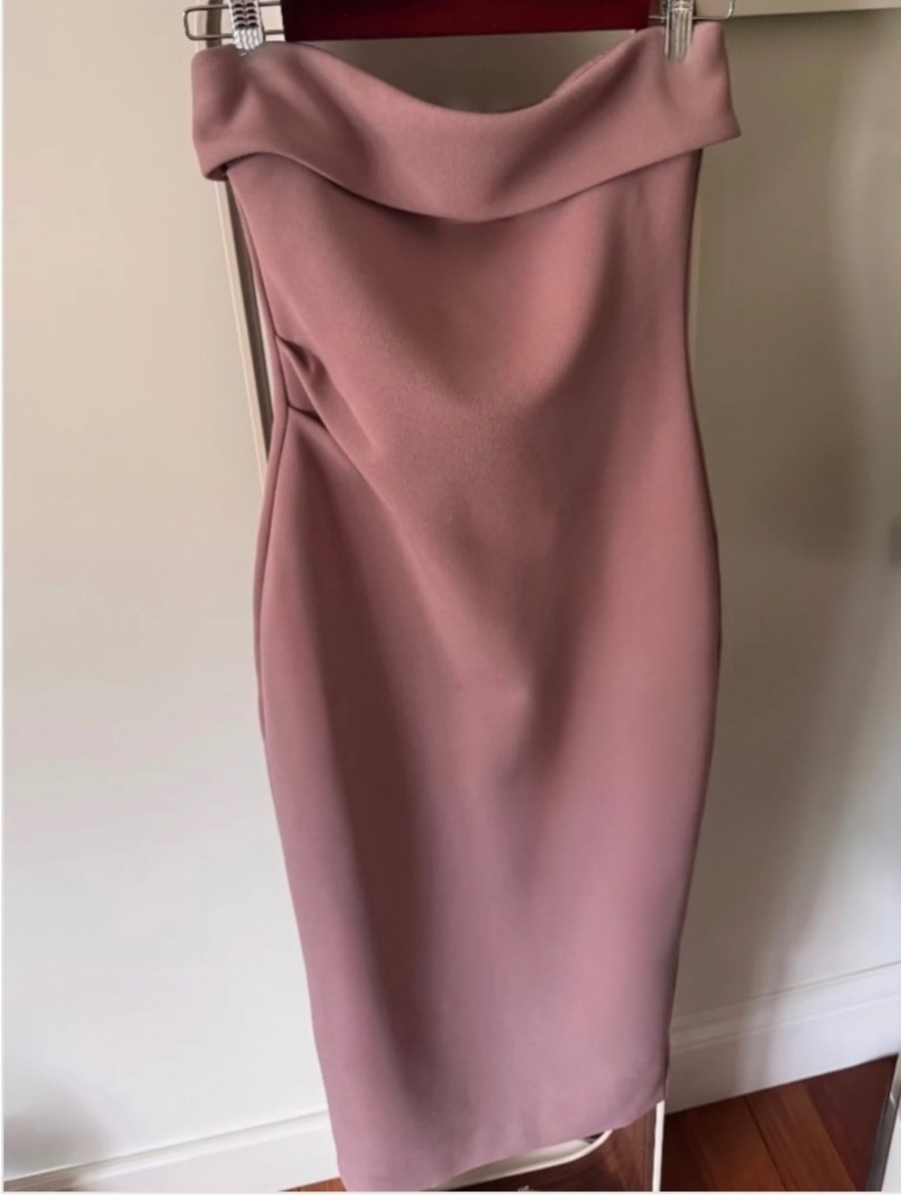 Aritzia / Babaton Strapless Midi Dress – Dusty Rose | Perfect Condition | S